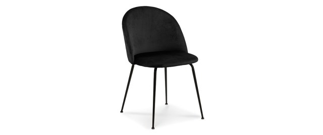 DiningChair_Louise_Black_front1