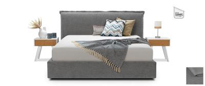 Luna King Size bed with anatomical framework: 205x225cm: MALMO 90