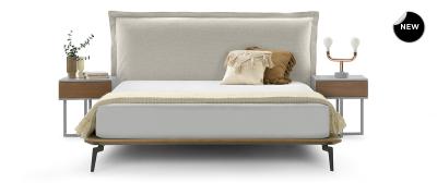 Harvay: Dark Walnut | Fabric: Positano 83