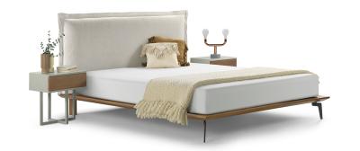 Harvay: Dark Walnut | Fabric: Positano 83