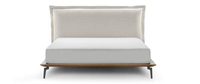 Harvay: Dark Walnut | Fabric: Positano 83