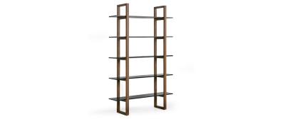 Barton: Natural beech wood | Shelves: White