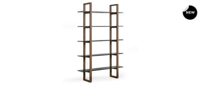 Barton: Natural beech wood | Shelves: White