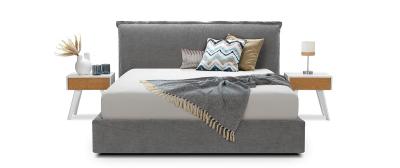 Luna King Size bed with anatomicalk framework: 205x2235cm: BARREL 03