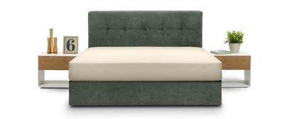 Virgin Bed with Storage Space: 140x215cm BARREL 74