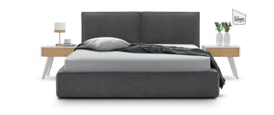 Mercury: Double Bed with anatomical framework BARREL 74