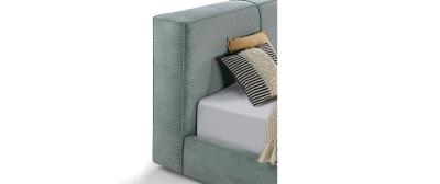 Bergamo Bed: 178x235cm MALMO 95